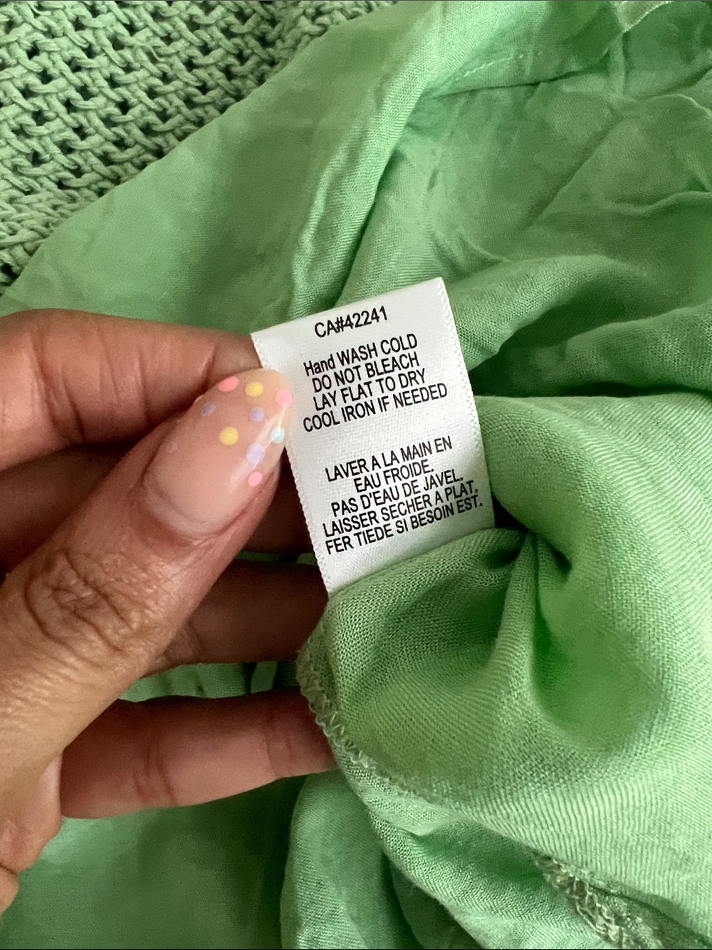 Young Fabulous & Broke Light Green Knit Dress - Picture 9 of 9